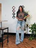 Viral Lainey Tummy Control Flare Jeans