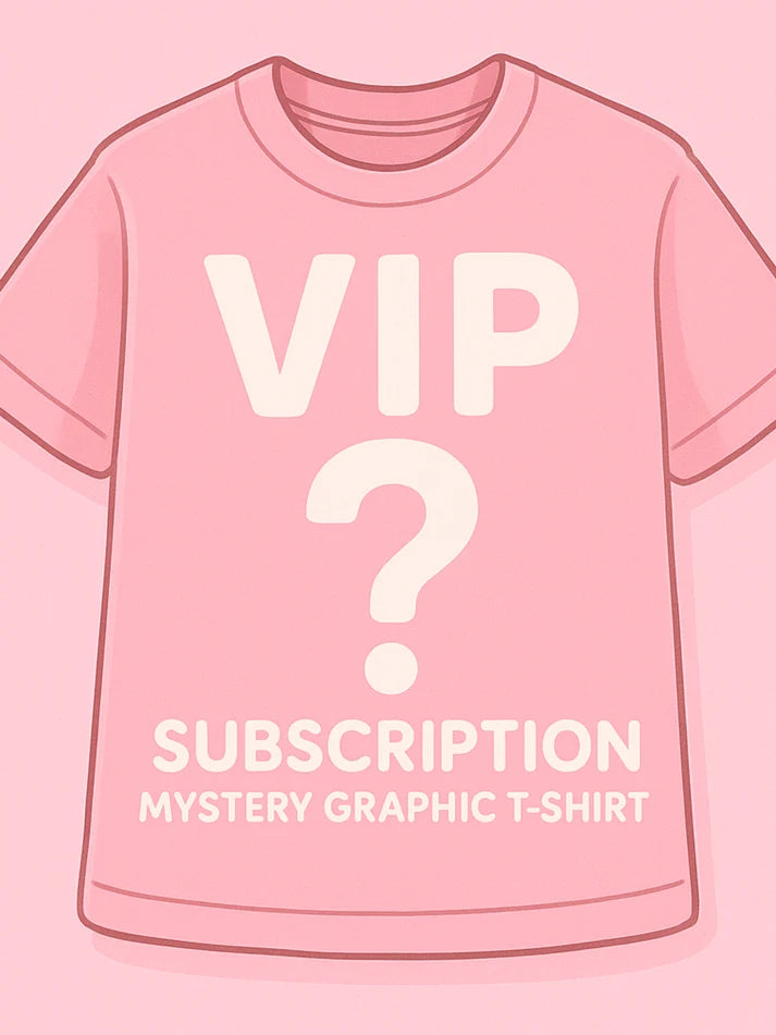 Mystery Graphic Tee Club – Monthly Subscription